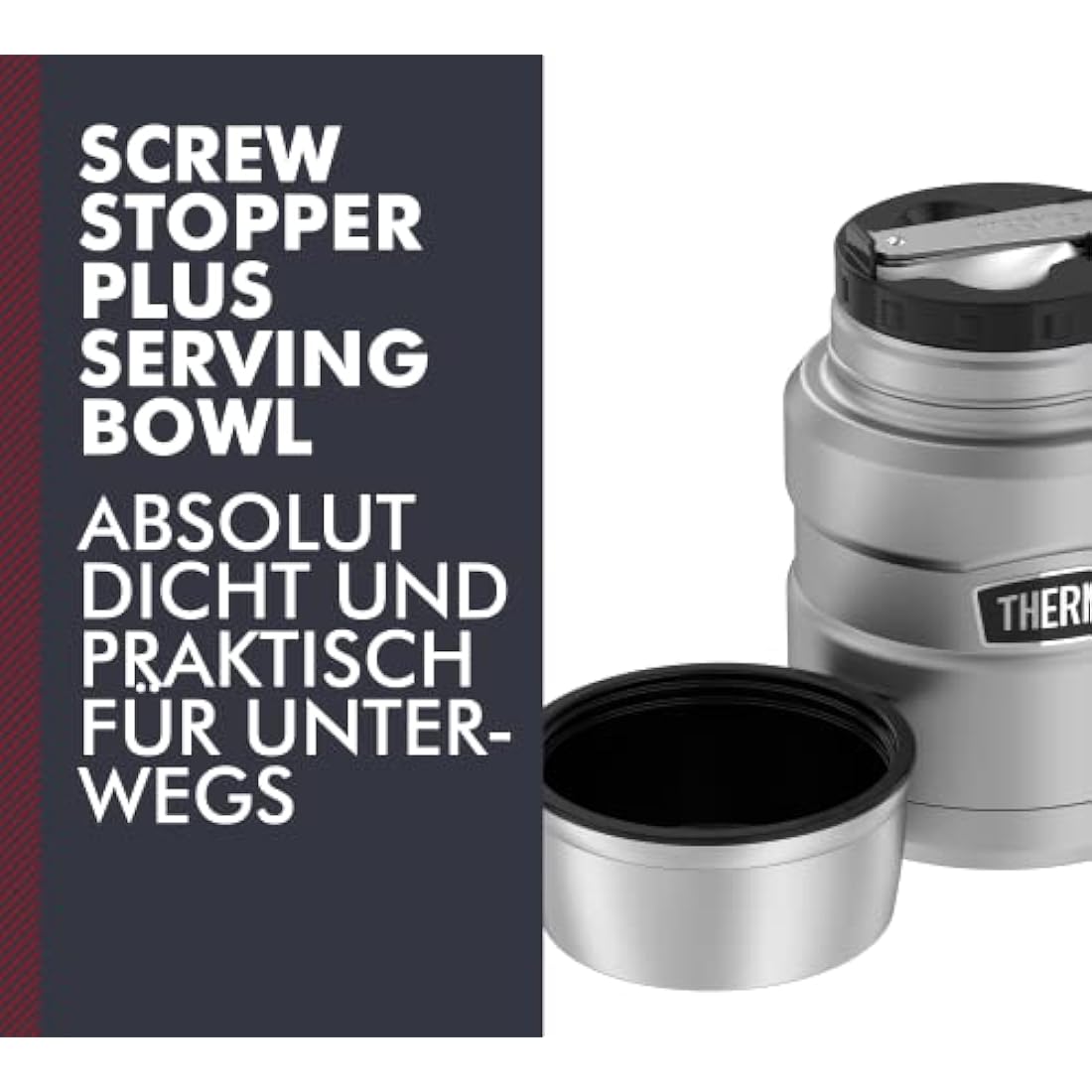 Thermos Stainless King Food Jar 0.47L | Insulated Steel with Spoon