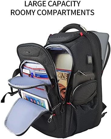 KROSER 17.3 Inch Travel Laptop Backpack – Water-Repellent RFID Bag