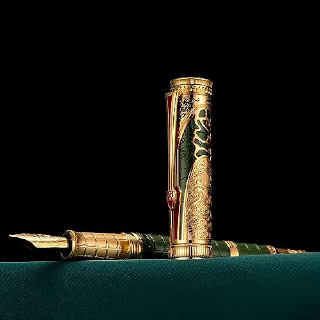 Hong Dian D5 Qin Dynasty Fountain Pen | Piston Filler, Extra Fine Nib