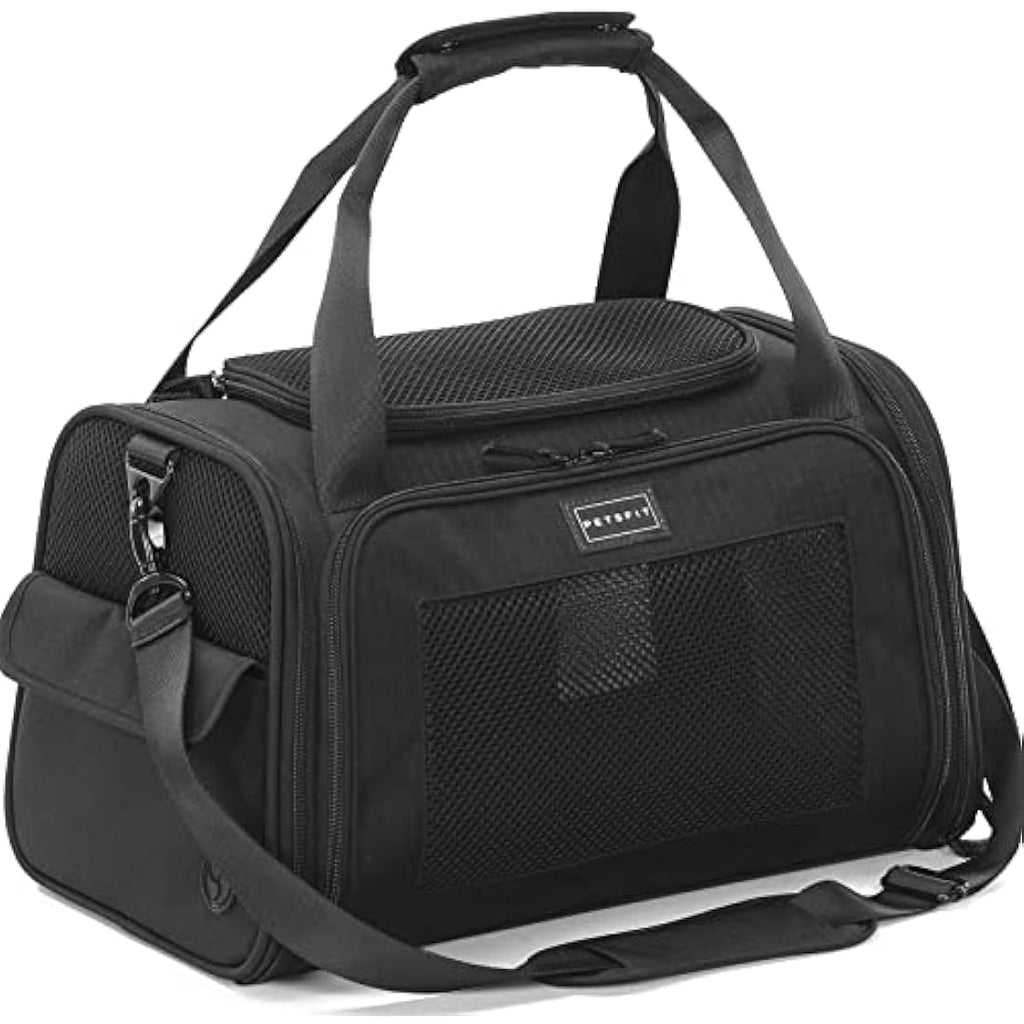 Petsfit Airline Approved Pet Carrier | Breathable Soft Sided Cat Bag