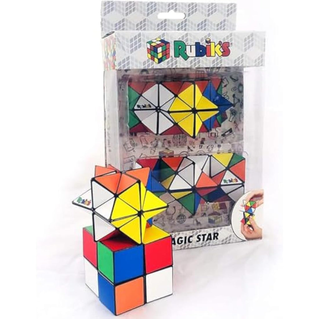 Rubik's Magic Star Puzzle 2-Pack – Educational STEM Fidget Toy Cube