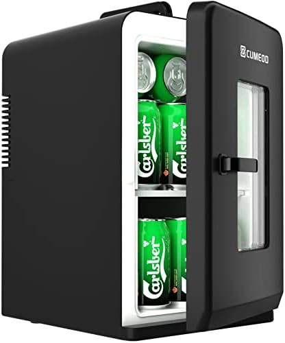 15L Mini Fridge | Portable 21-Can Cooler & Warmer for Car
