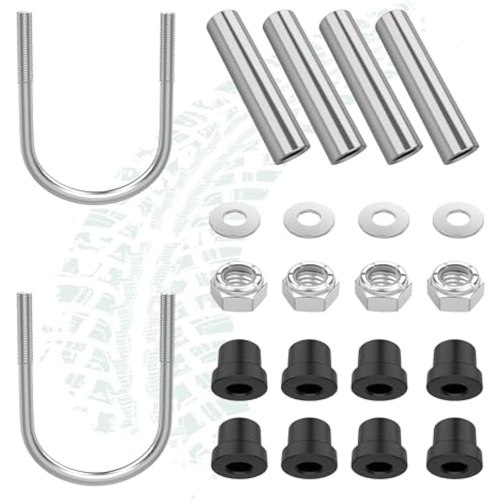 10L0L Club Car DS Heavy Duty 4-Leaf Rear Spring Kit for Gas & Electric