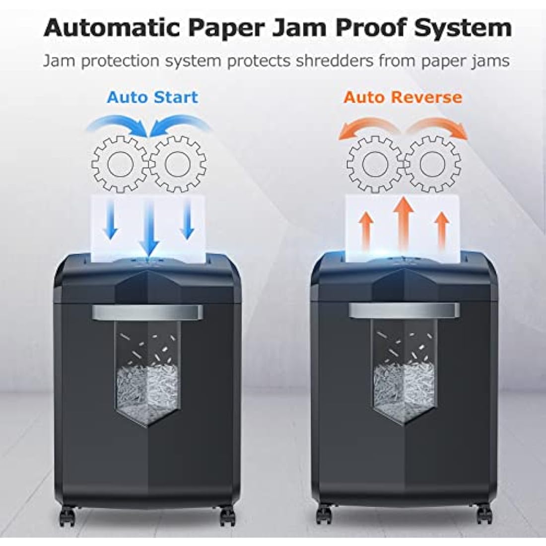 Bonsaii 18-Sheet Heavy Duty Cross Cut Paper Shredder | 60-Min Run Time