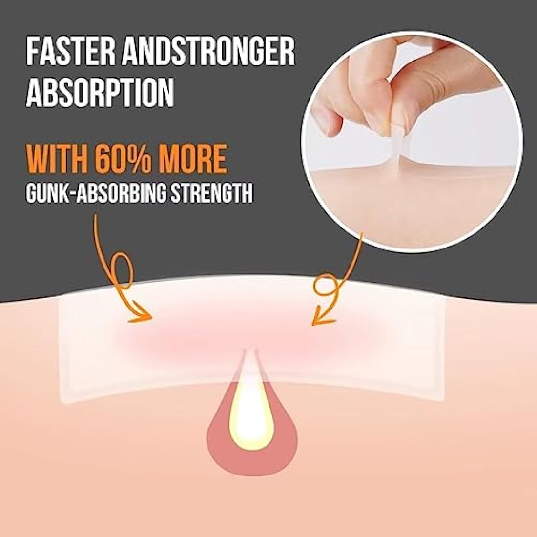 AUSLKA XL Hydrocolloid Pimple Patches – 20 Large Blemish Strips