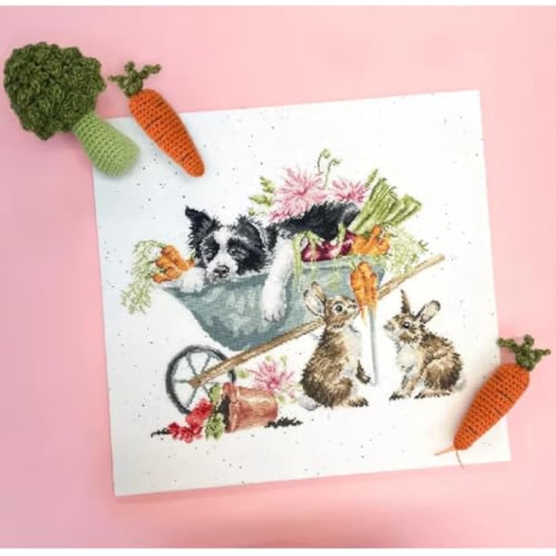 Bothy Threads Sleeping On The Job Counted Cross Stitch Kit | 16 Count