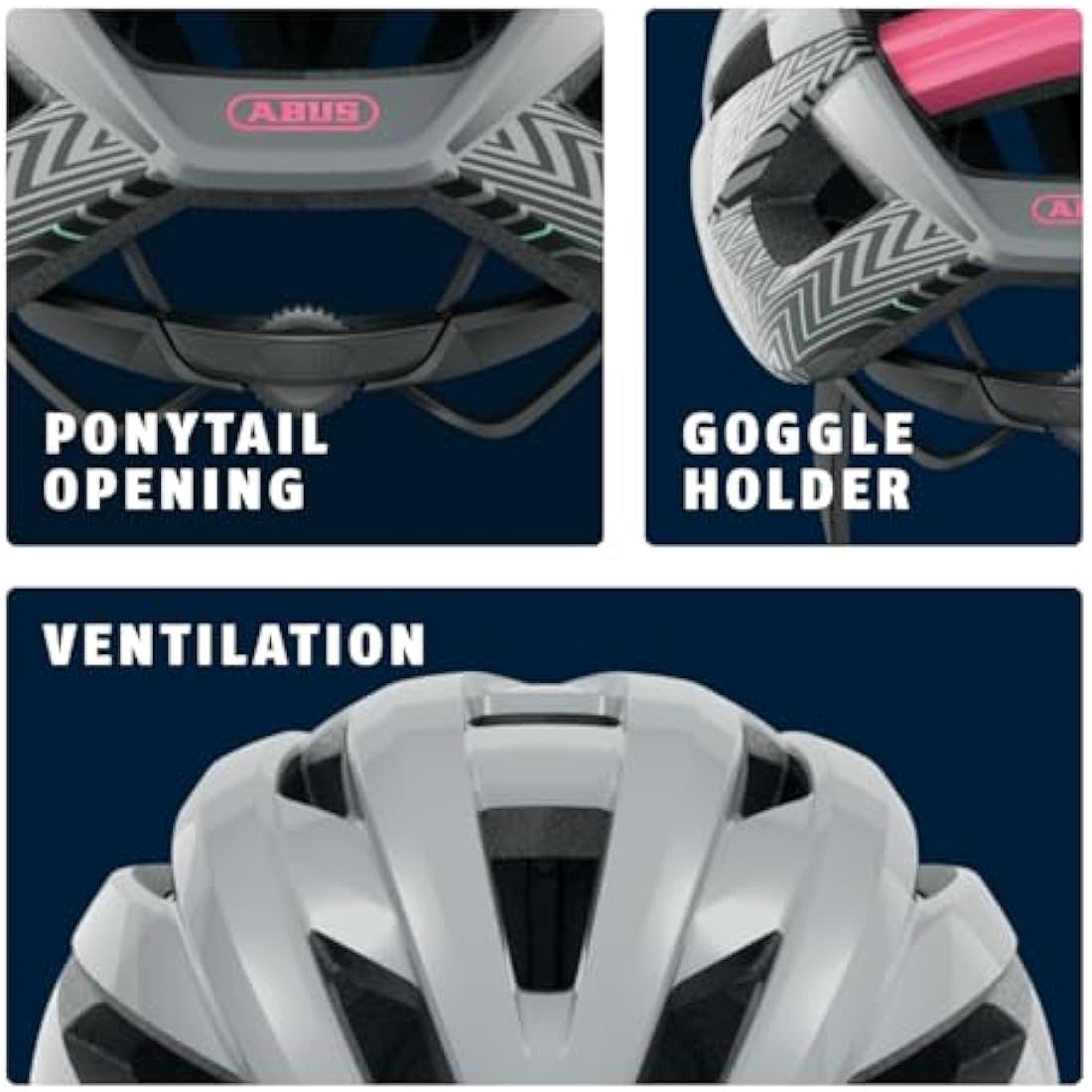 ABUS StormChaser Road Bike Helmet – Lightweight Vented Cycling Helmet