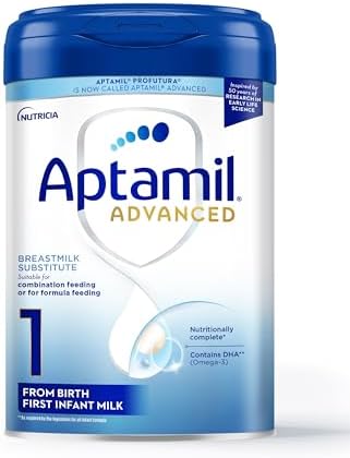 Aptamil Advanced 1 First Infant Baby Milk Formula, 800g (Pack of 4)