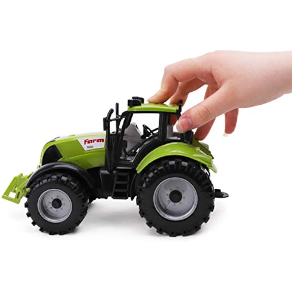 Jolof Store Friction Farm Tractor Toy with Opening Hood – 3 Colors