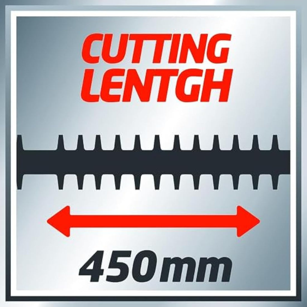 Einhell GH-EH 4245 Electric Hedge Trimmer – 45cm Diamond Steel Blades