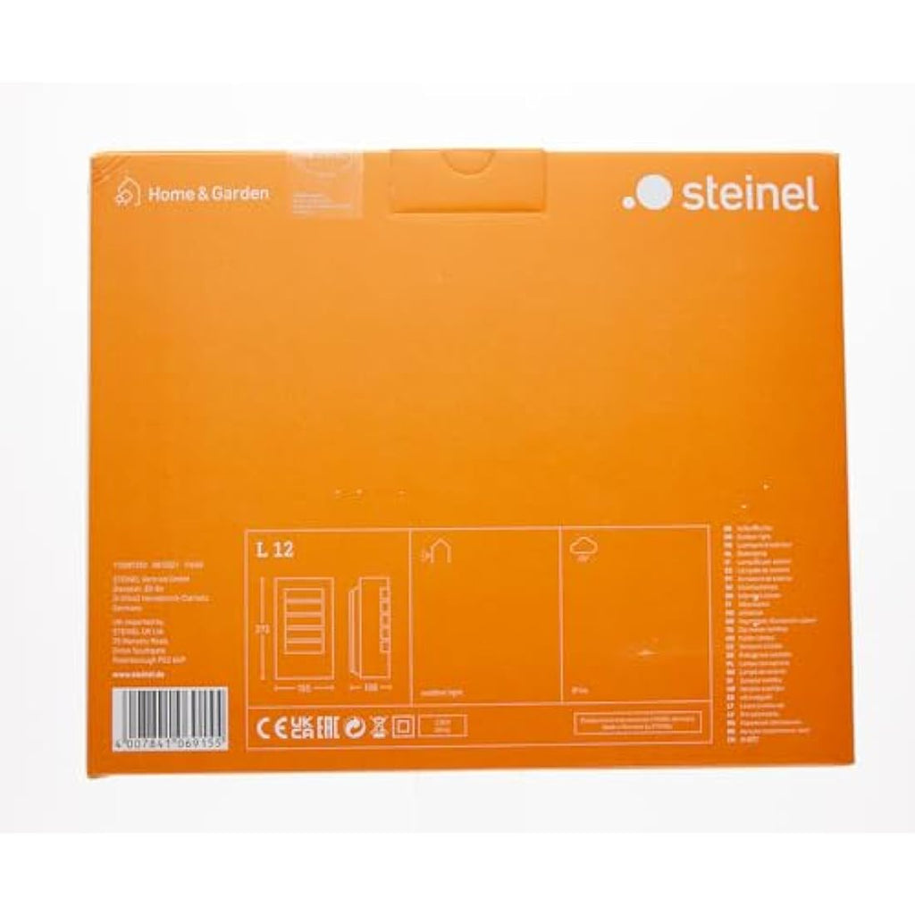 Steinel L 12 Outdoor Wall Light – Anthracite Aluminium E27 Lamp