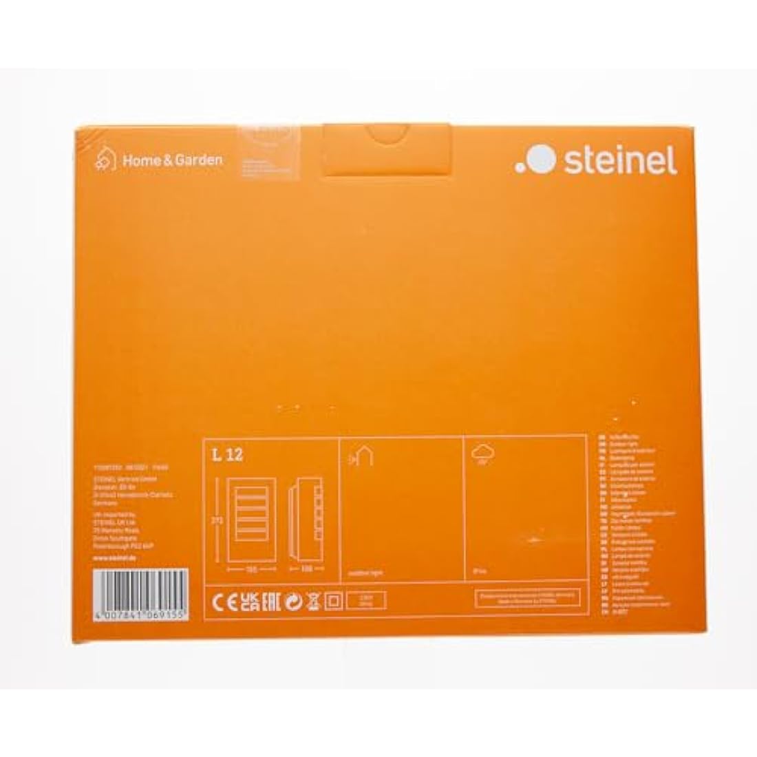 Steinel L 12 Outdoor Wall Light – Anthracite Aluminium E27 Lamp