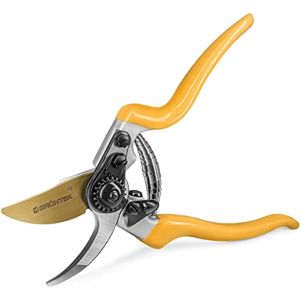 GRÜNTEK Z-25 Bypass Secateurs – 215mm Japanese SK5 Steel Garden Shears