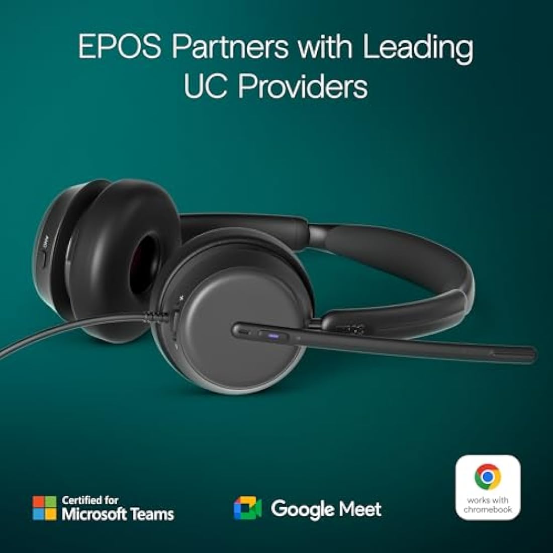 EPOS IMPACT 860T ANC Wired Headset | Microsoft Teams Certified