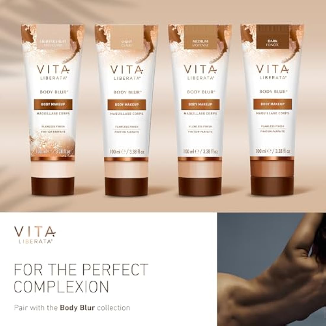Vita Liberata Beauty Blur Medium 30ml & Brush Bundle | Tinted Primer