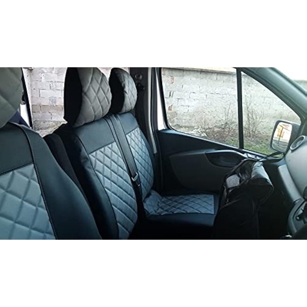 Jolof Store Renault Trafic & Vauxhall Vivaro Seat Covers – Eco Leather