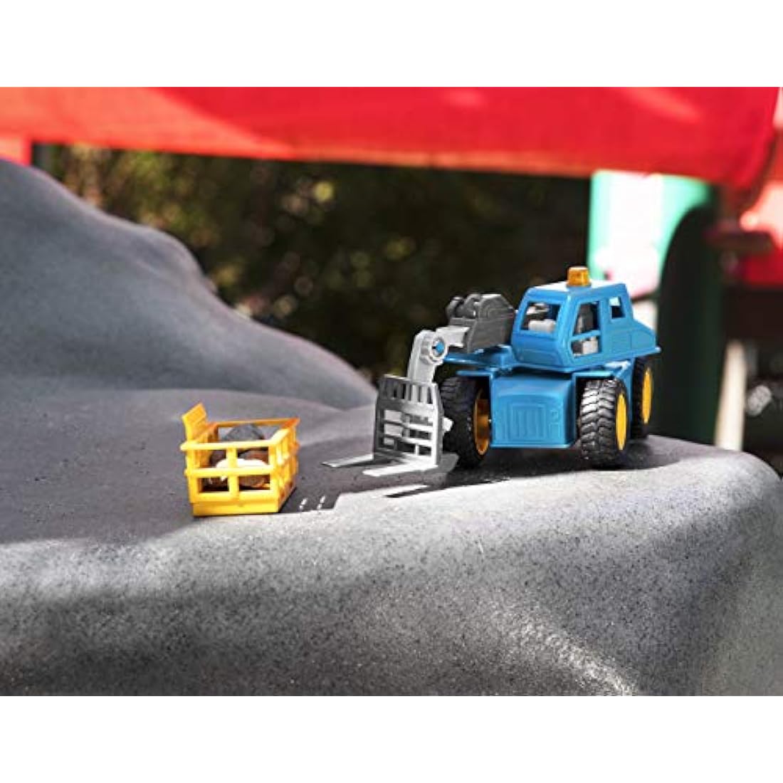 DRIVEN Micro Telehandler – Toy Crane Truck with Lights and Sound