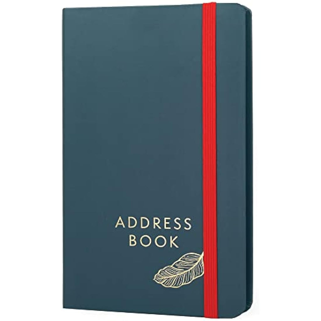 Boxclever Press Tabbed Address Book - Hardcover Contact Organizer, 432 Spaces