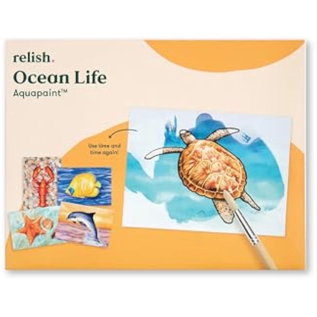 Relish Ocean Life Aquapaints – Reusable Water Painting for Dementia