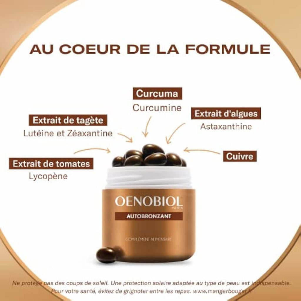 Oenobiol Self-Tanning Luminous Uniform Colour – Sunless Tan Set of 2