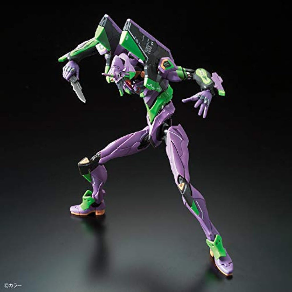 Bandai RG Evangelion Unit-01 Model Kit | DX Transport Platform Set