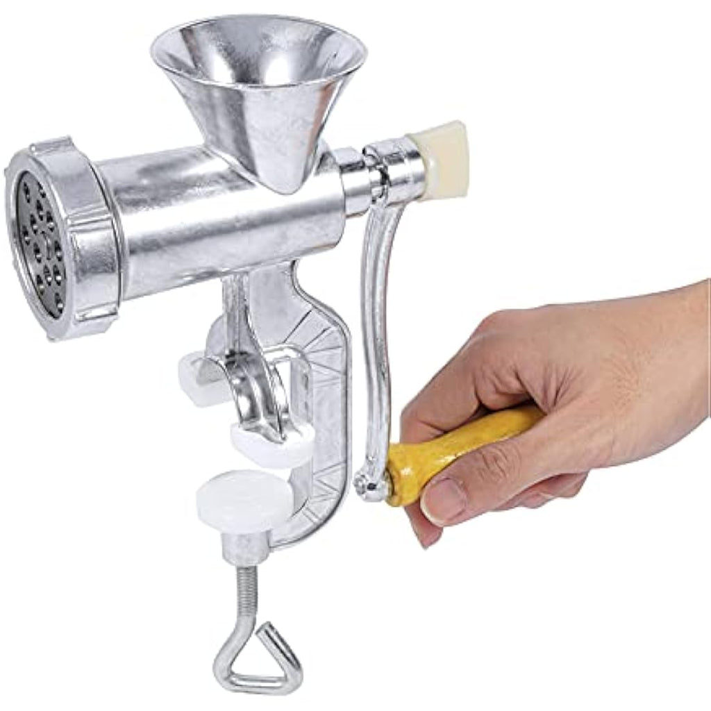 Jolof Store Manual Meat Grinder – Aluminum Alloy Mincer & Sausage Stuffer