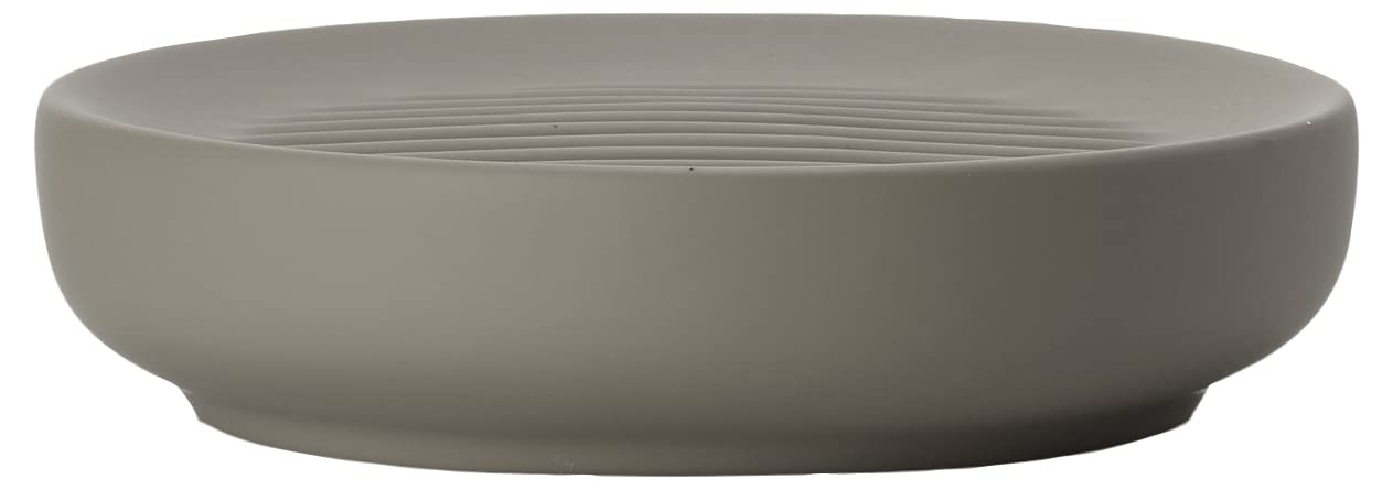 Zone Denmark Ume Soap Dish – Modern Taupe Porcelain Bathroom Accessory