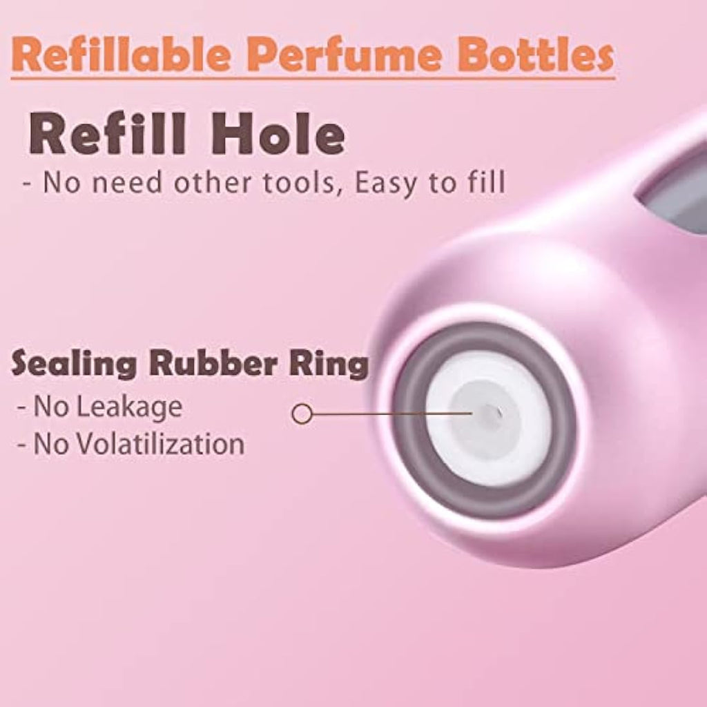 Refillable Perfume Atomiser – 4PCS 5ml Portable Travel Spray