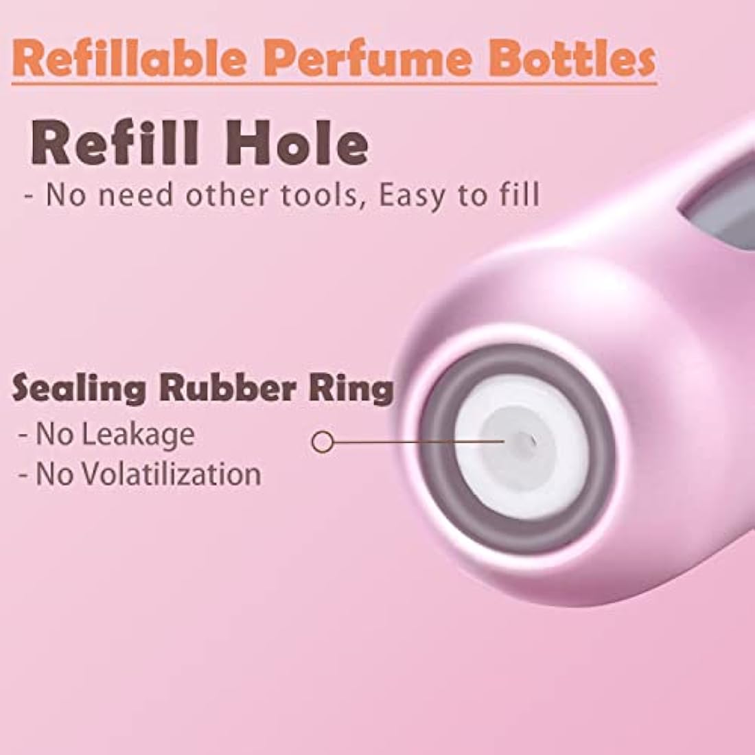 Refillable Perfume Atomiser – 4PCS 5ml Portable Travel Spray