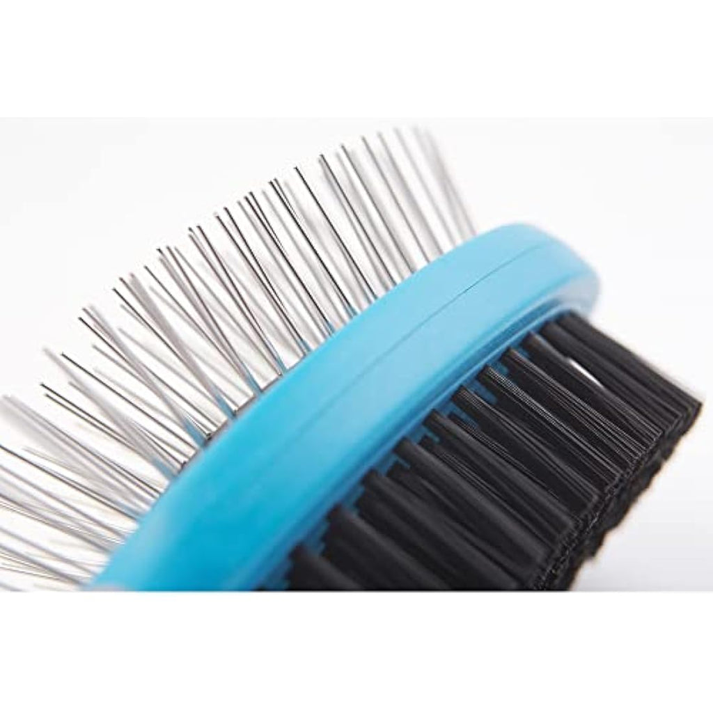 Ancol Ergo Double Sided Pet Brush – Detangling Pin and Bristle Tool