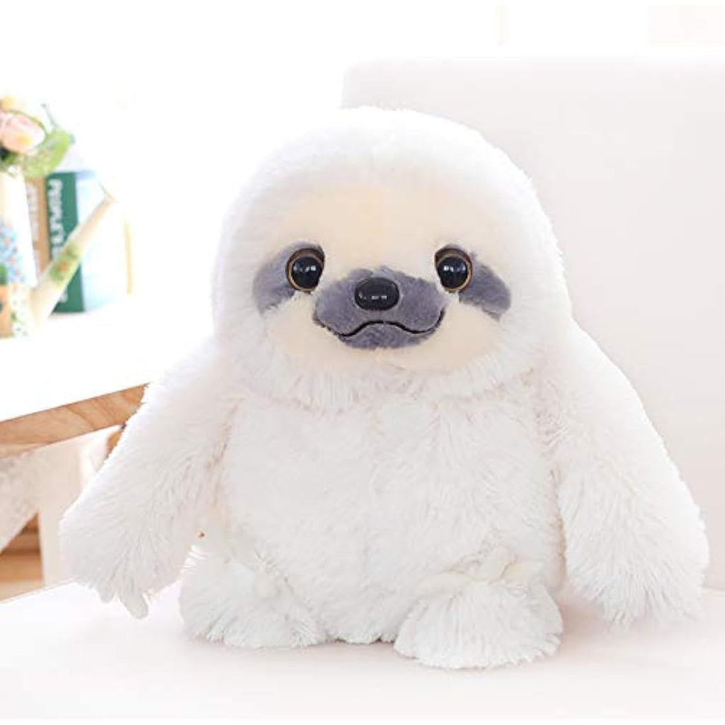 Winsterch Large Sloth Stuffed Animal – Soft Plush Toy, Ivory, 15.7 Inch