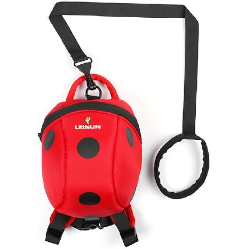 LittleLife Toddler Backpack with Safety Reins - Ladybird Design (1-3 Years)