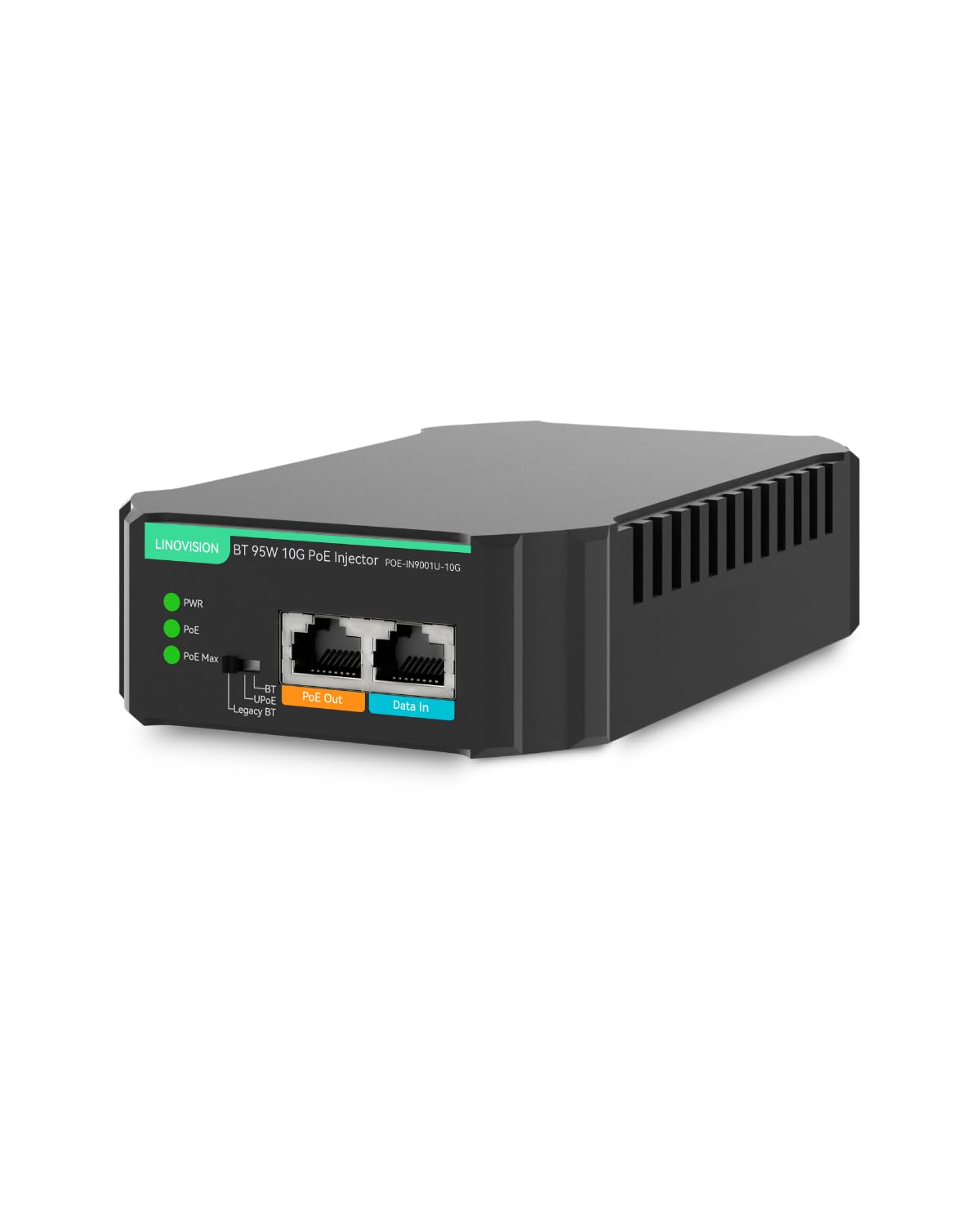 LINOVISION 95W Industrial POE++ Injector | 10G BT IEEE802.3bt
