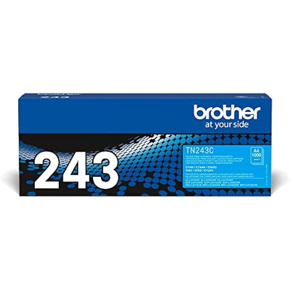 Brother TN-243C Cyan Toner Cartridge – Genuine Standard Yield