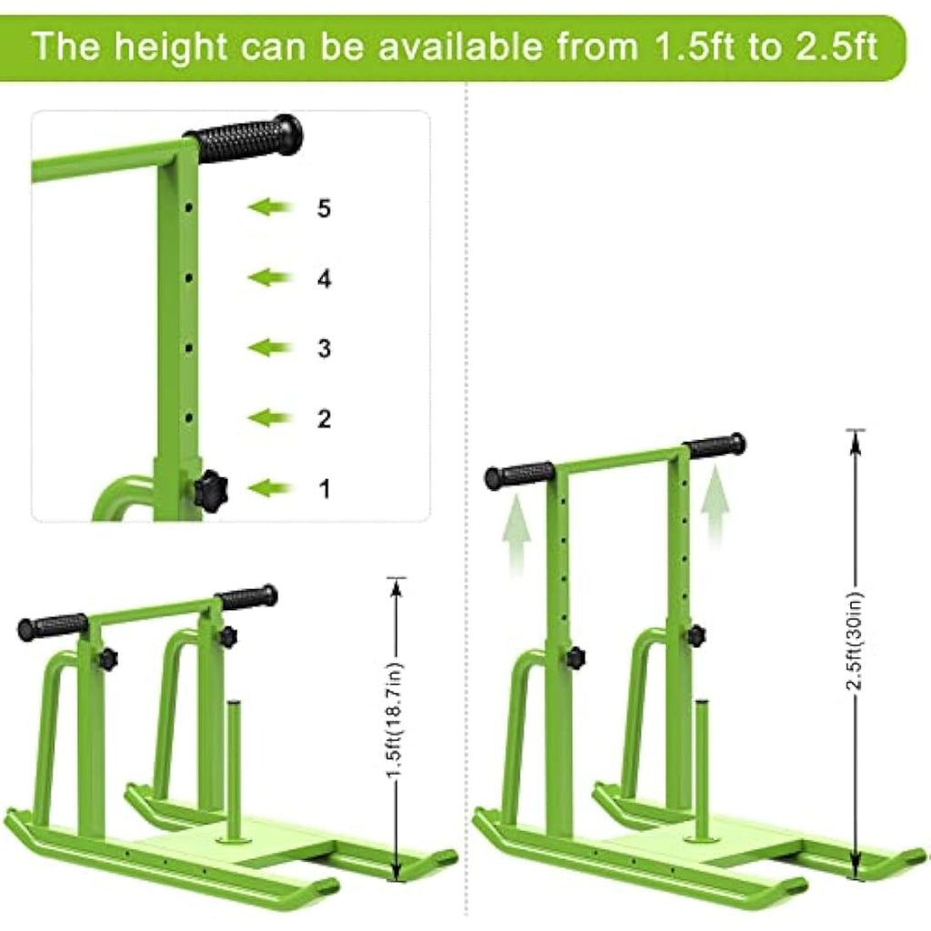Weight Sled – Adjustable Height Fitness Sled for 1" & 2" Plates