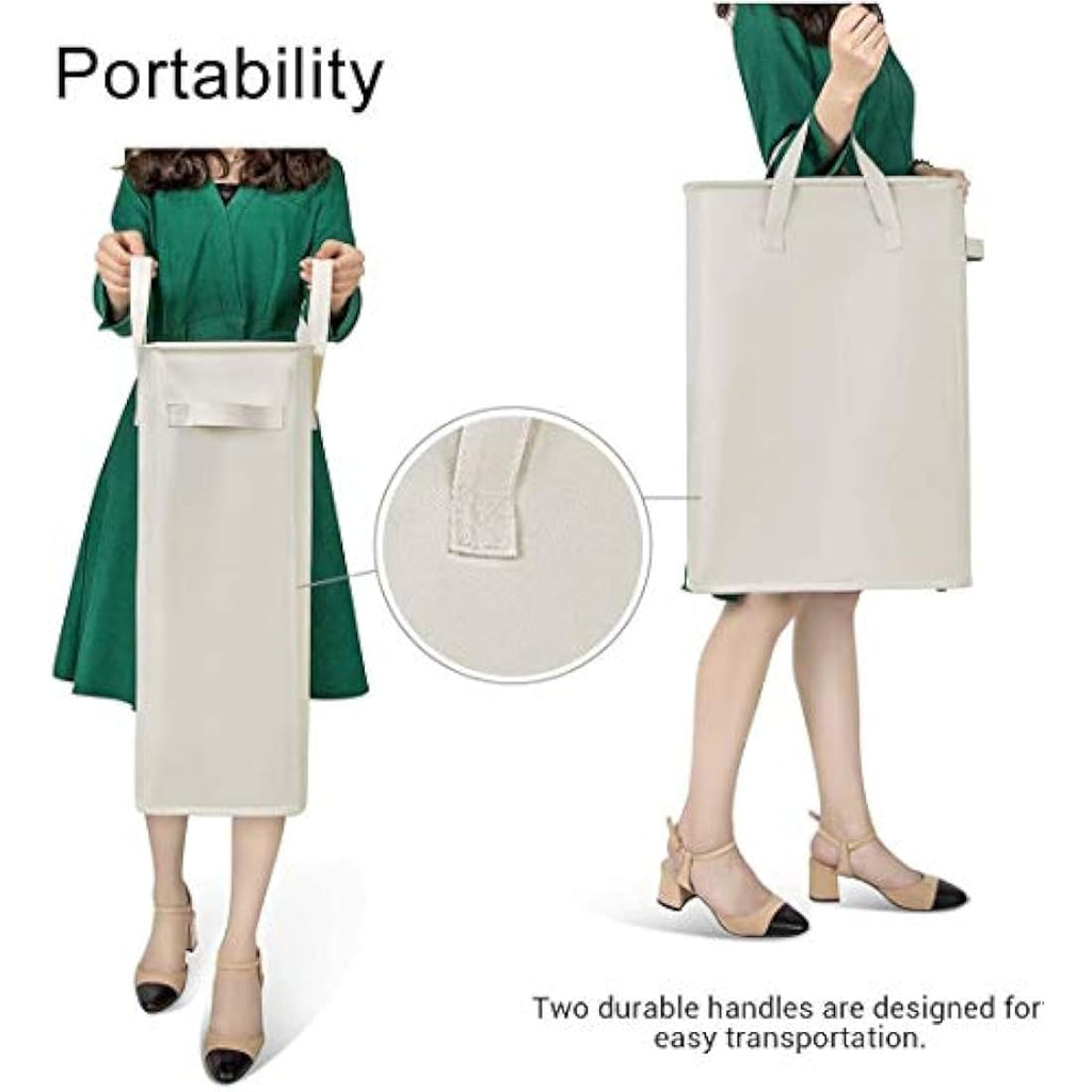 Jolof Store Slim Laundry Basket | Foldable Waterproof 600D Oxford Hamper