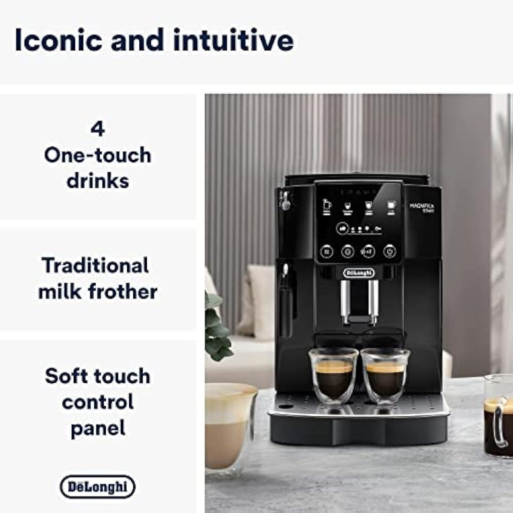 De'Longhi Magnifica Start Bean to Cup Coffee Machine - Black ECAM222.20.B