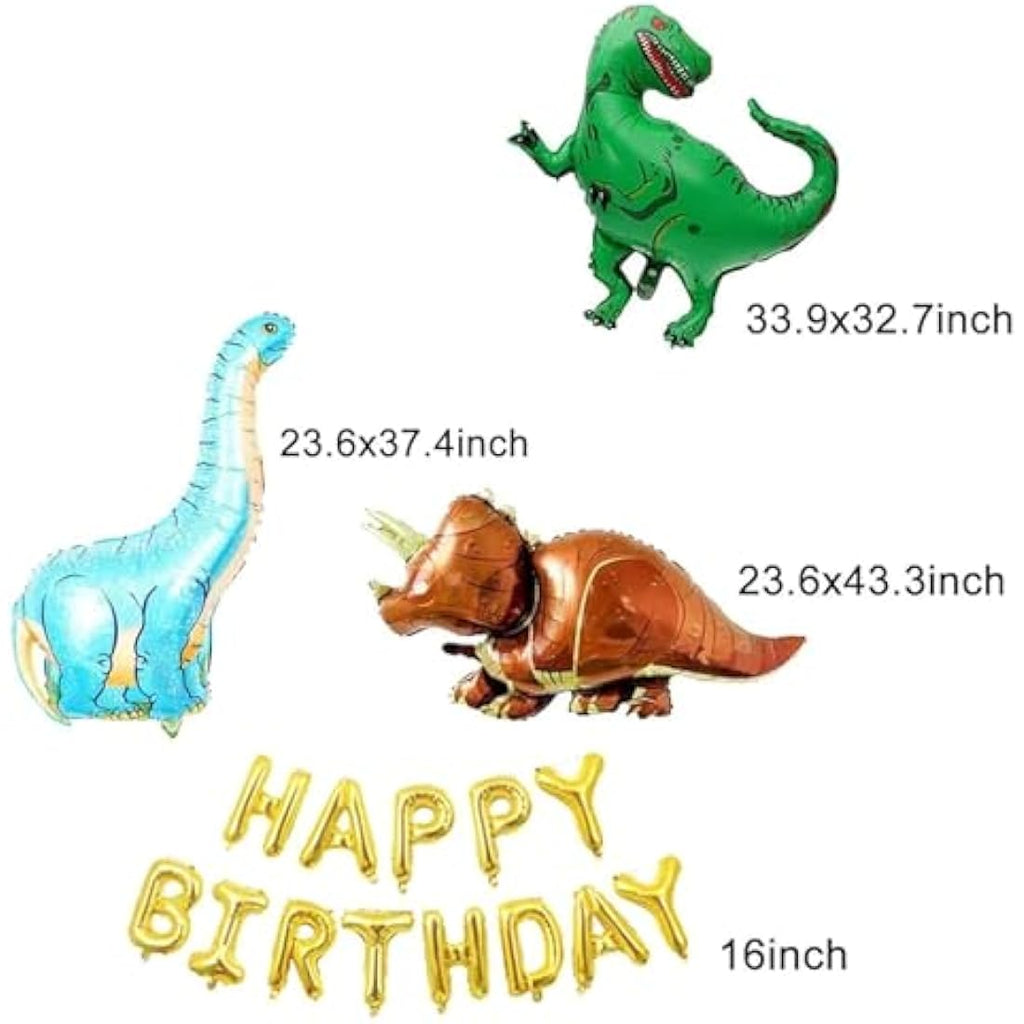 Jolof Store Dinosaur Birthday Party Decorations - 214 Pcs Balloon Arch Kit