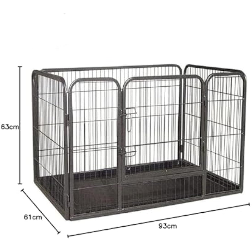 Bunny Business Heavy Duty Puppy Whelping Pen with Tray | Small Black
