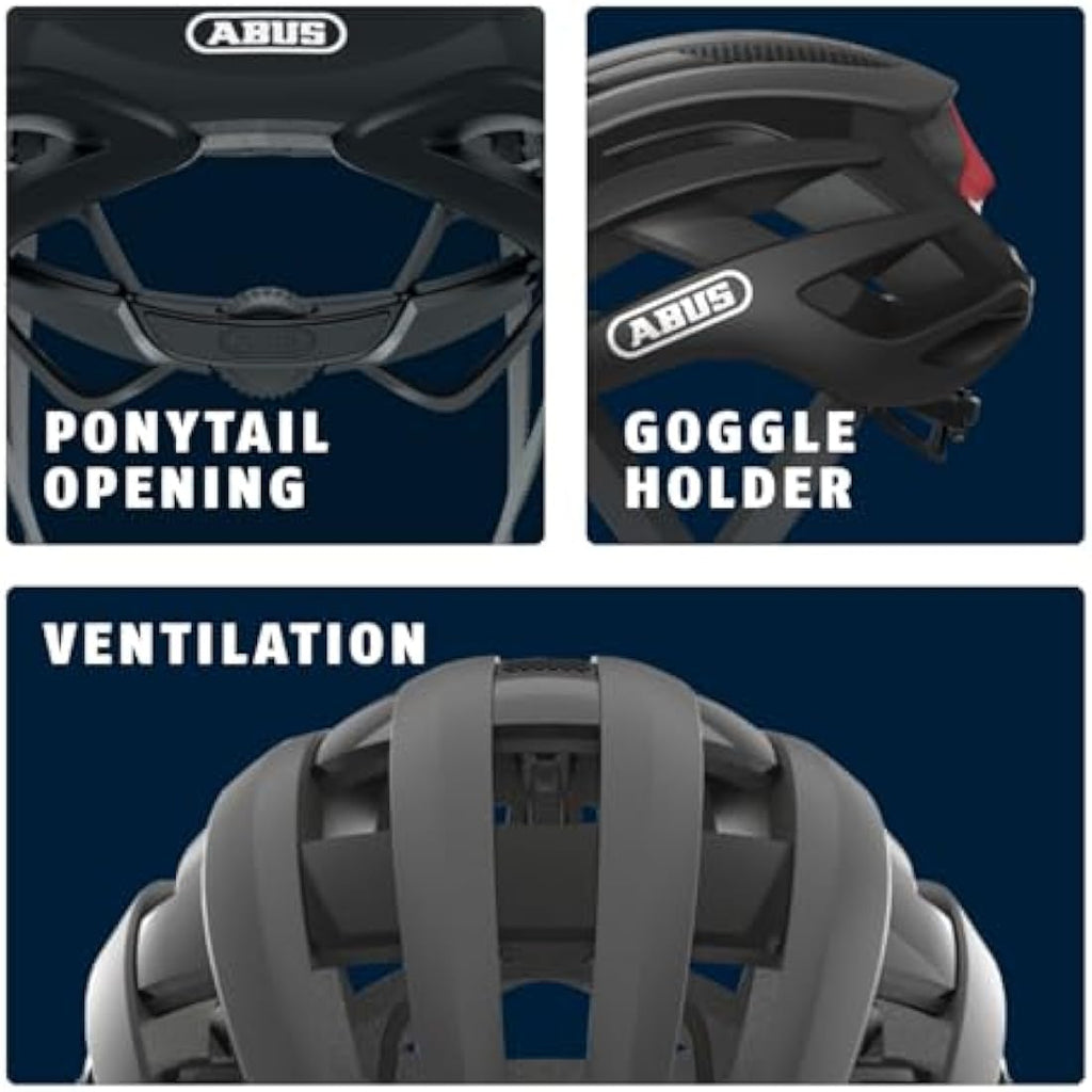 ABUS AirBreaker Road Bike Helmet – Lightweight Aerodynamic Cycling Gear