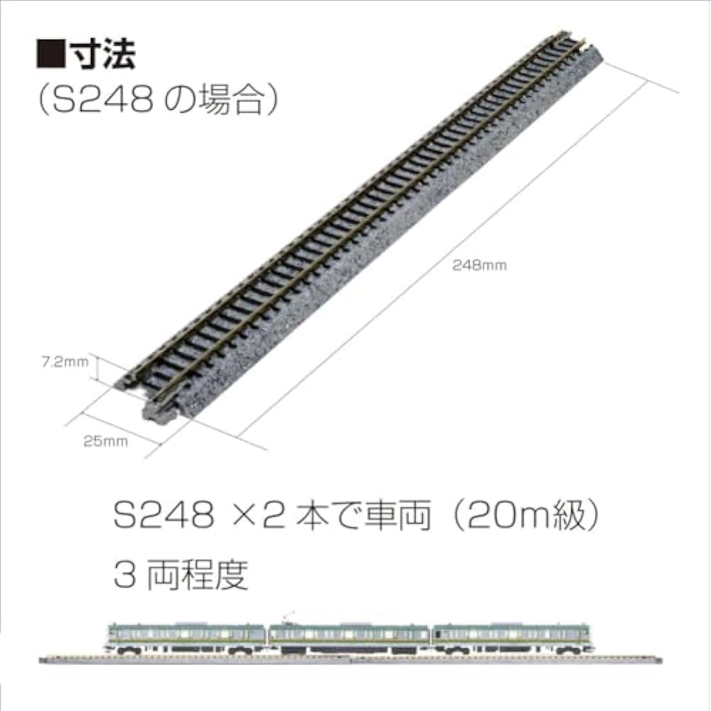 Kato Unitrack N Scale Double Crossover Scissors Crossing 310mm - 20-210