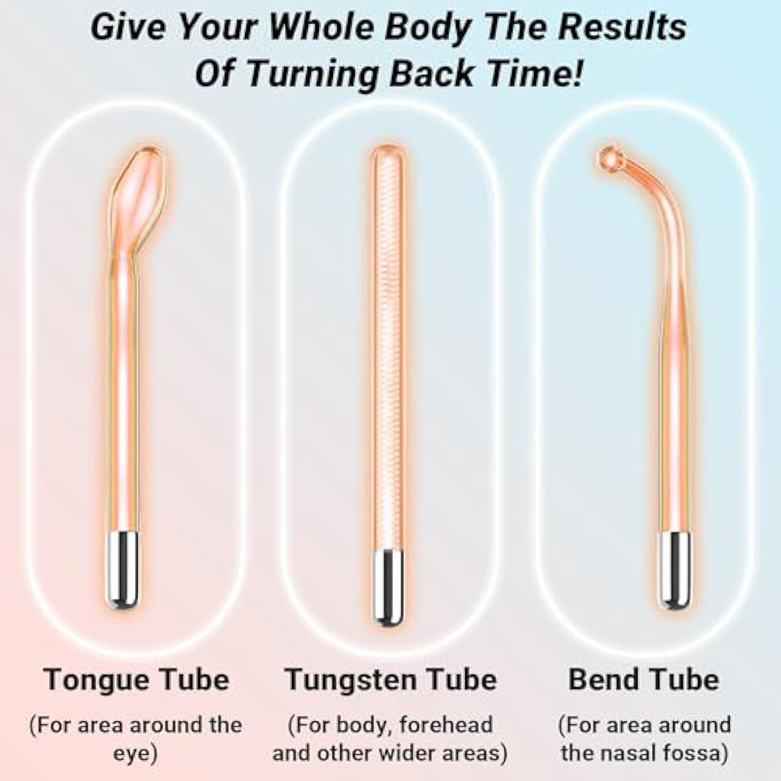 TUMAKOU High Frequency Facial Wand | 6-in-1 Neon Skin Tightening Machine