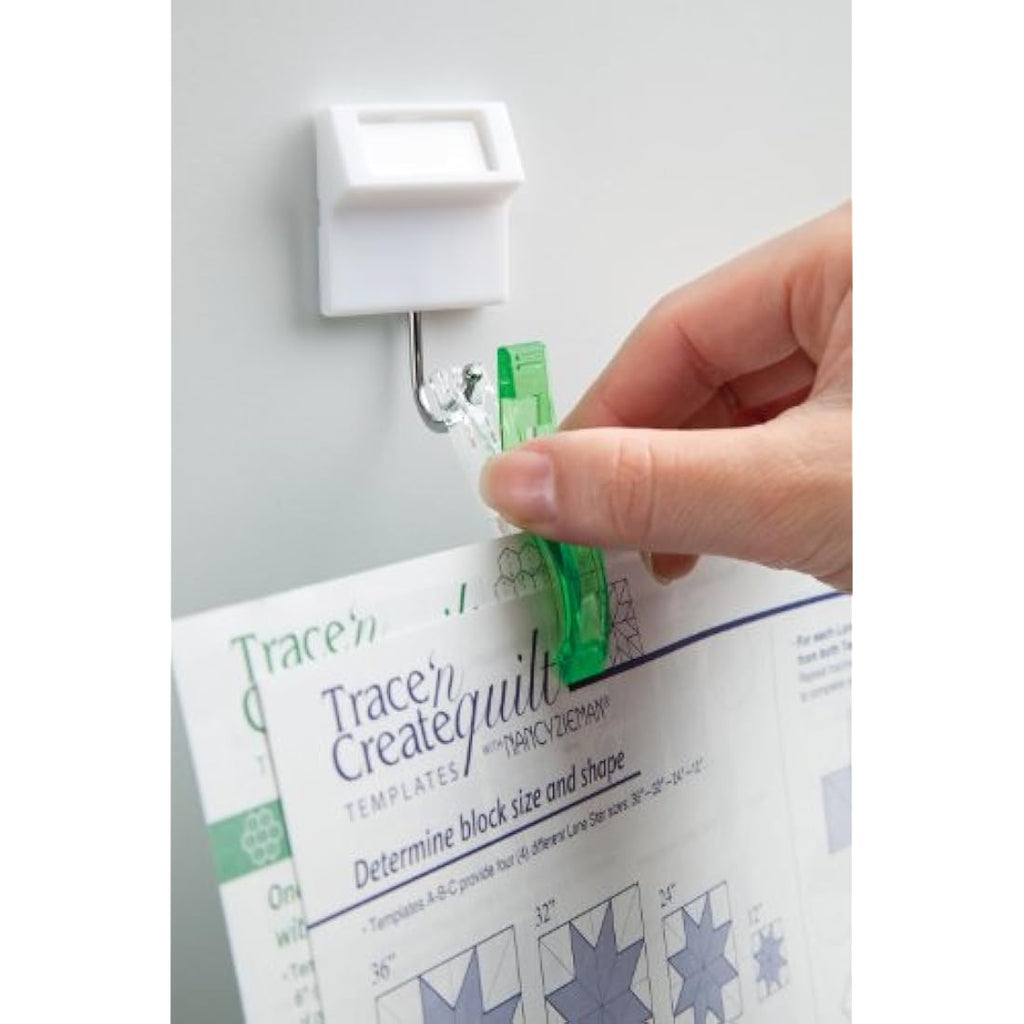 Clover Jumbo Wonder Clips - 24-Piece Green Sewing and Quilting Tools