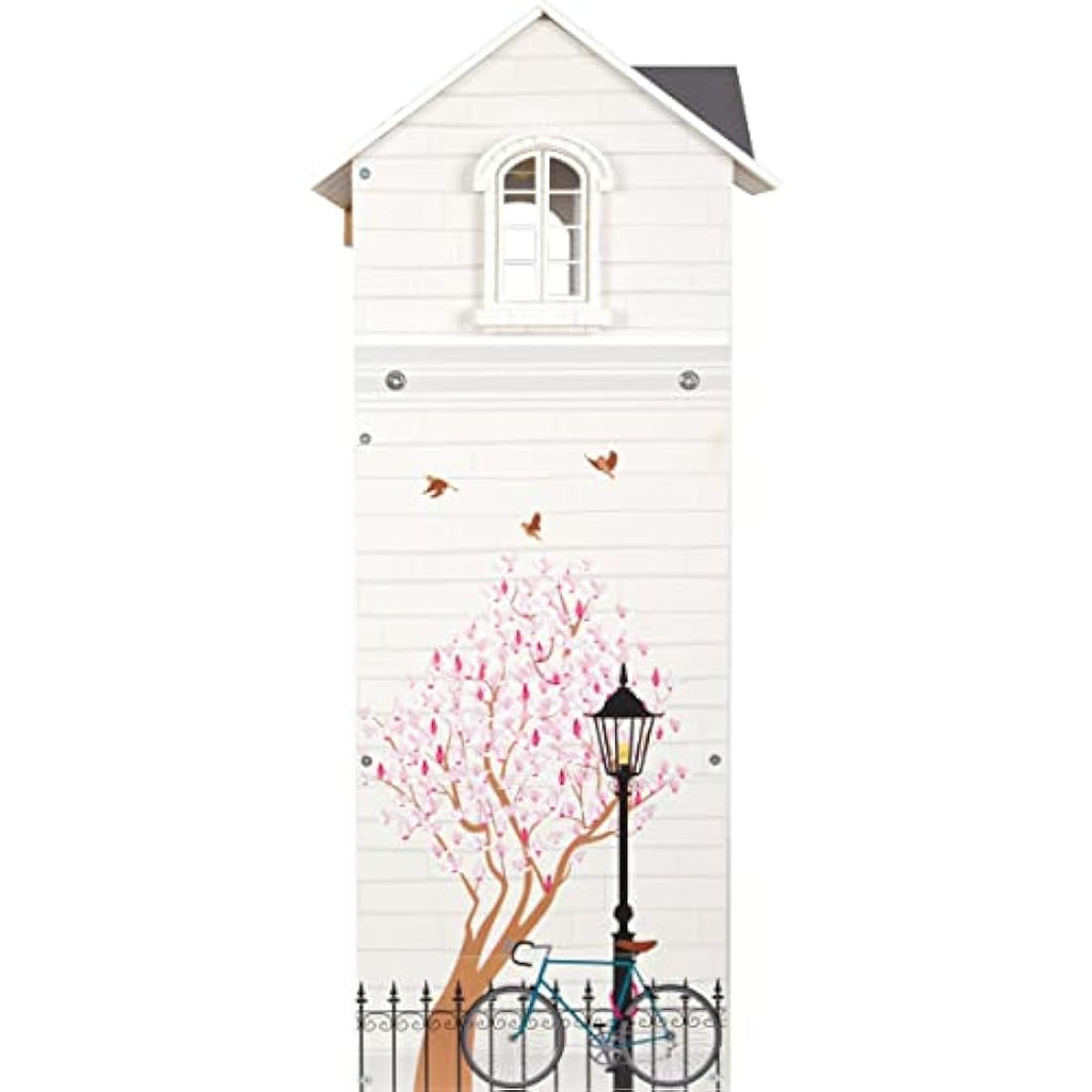 Small Foot Wooden Doll's House – 3-Story Open Front Toy with Furniture