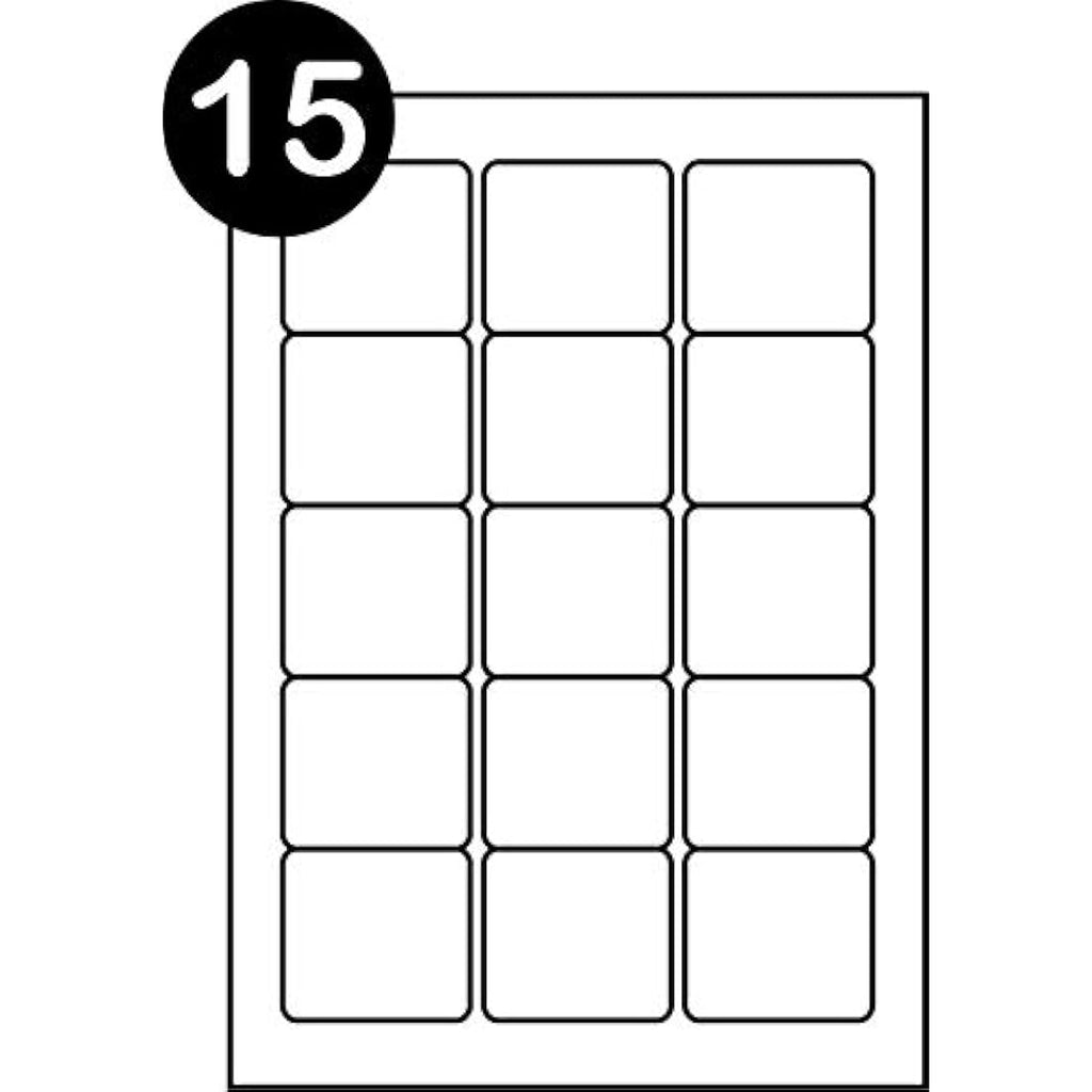 A4 Self Adhesive Address Labels | 15 Per Sheet | 100 Sheets