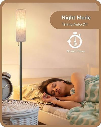 EDISHINE LED Floor Lamp – Dimmable Standing Lamp with Remote Control