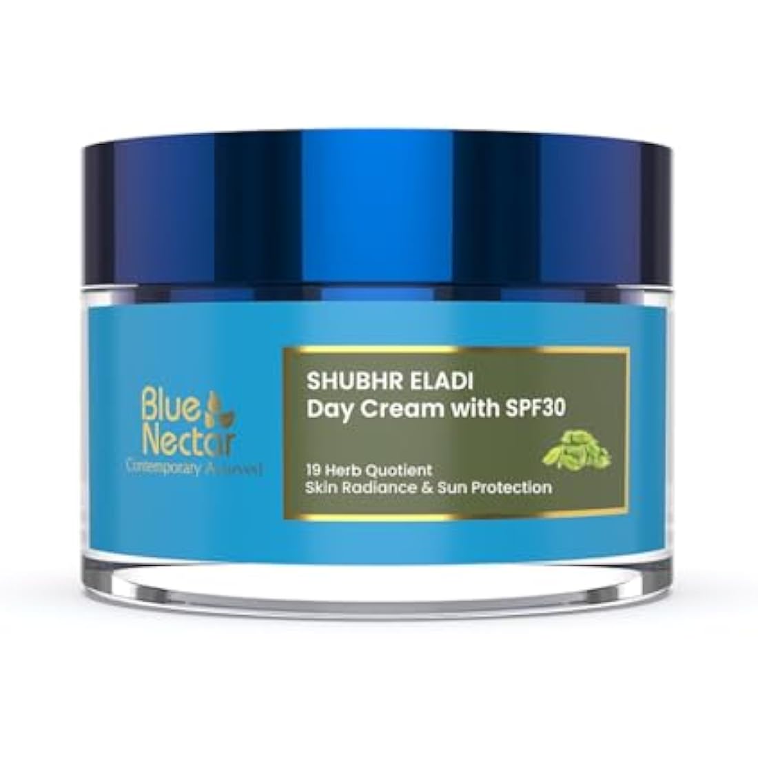 Blue Nectar Ayurvedic Face Moisturizer SPF 30 | Brightening Day Cream