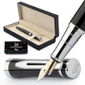 Jolof Store Fountain Pen Set - Extra Fine Nib with 24 Ink Cartridges