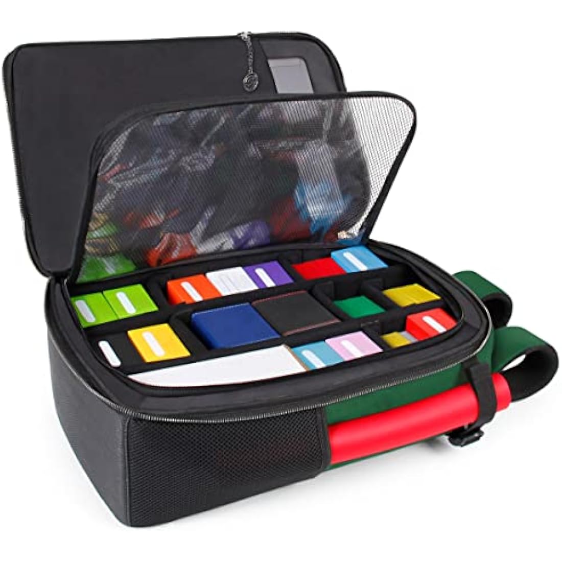 ENHANCE MTG Backpack – TCG Card Storage & Deck Box Case (Dragon Green)