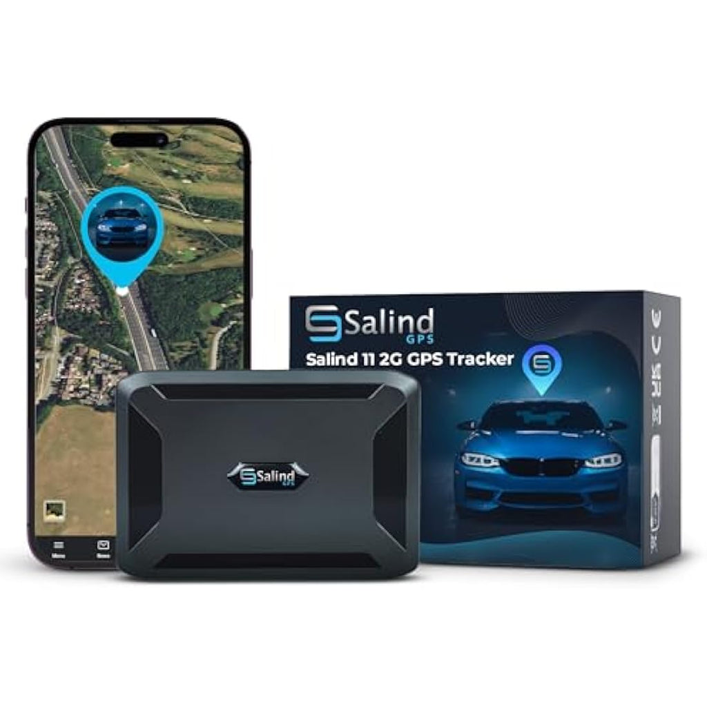 Salind 11 2G Magnetic GPS Tracker – 90-Day Battery Vehicle Locator